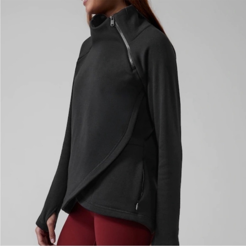 Athleta Cozy Karma Asym Sweater
